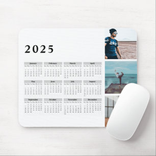 2025 Gepersonaliseerde Galerij Kalender, vet Muismat