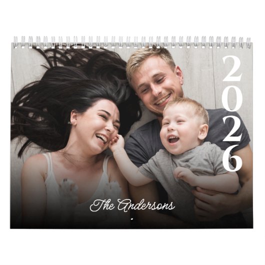 2025 Gepersonaliseerde Kalender Aangepaste Foto's  (Hoes)
