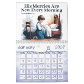 2025 Gepersonaliseerde Kinder Bijbeltekst Kalender (Jan 2027)