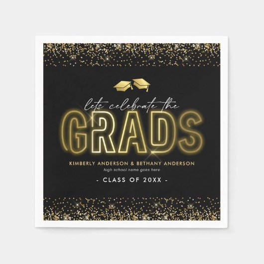 2025 Gezamenlijke Graduation Party Servet (Voorkant)