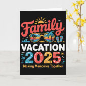 2025 Gezinsvakantie Matching Cruise Trip Kaart (Gele Bloem)