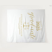 2025 Gold Afstuderen Law School Afstuderen Achterg Wandkleed (Voorkant (horizontaal))