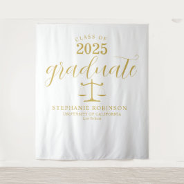 2025 Gold Afstuderen Law School Afstuderen Achterg Wandkleed