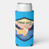 2025 Golden Retriever Drink Coozie (Seltzer Voorkant)