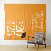 2025 Graduation Cap Banner Achtergrond Wandkleed (In Situ (horizontaal))