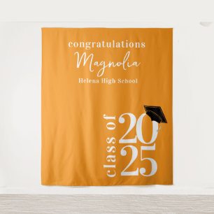 2025 Graduation Cap Banner Achtergrond Wandkleed