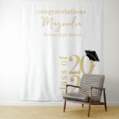 2025 Graduation Cap Banner Achtergrond Wandkleed (In situ)