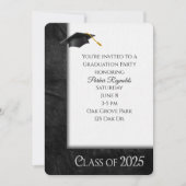 2025 Graduation Party Leather Lijst Kaart (Voorkant)