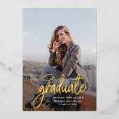 2025 Graduation Party Script Afstudeerder Party Folie Uitnodiging (Voorkant)