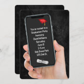 2025 Graduation Party Tekstbericht Kaart (Voorkant / Achterkant)