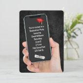 2025 Graduation Party Tekstbericht Kaart (Staand voorkant)