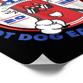 2025 Grappige Nathans Famous 2025 Hotdog Eet Cont Poster (Hoek)