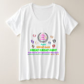 2025 Great-Great-Aunt (G2) Commemorative Grote Maat T-shirt (Design voorkant)