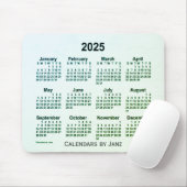 2025 Green Leaf Smoke Calendar van Janz Muismat (Met muis)