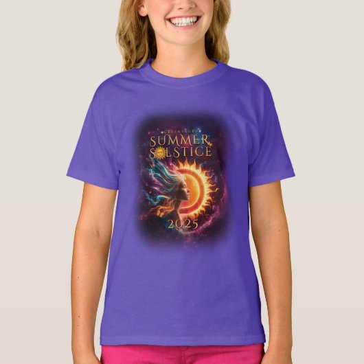 2025 Greensboro Summer Solstice Festival gedateerd T-shirt (Voorkant)