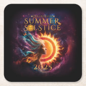 2025 Greensboro Summer Solstice Festival Keepsake Kartonnen Onderzetters (Voorkant)