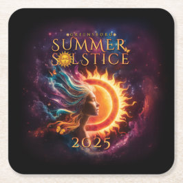 2025 Greensboro Summer Solstice Festival Keepsake Kartonnen Onderzetters
