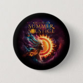 2025 Greensboro Summer Solstice Festival Keepsake Ronde Button 5,7 Cm (Voorkant)