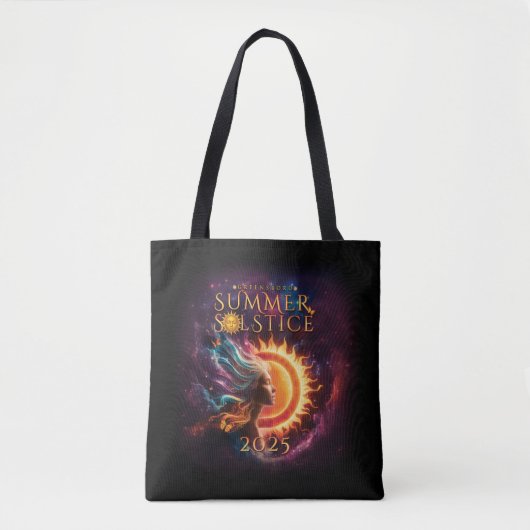 2025 Greensboro Summer Solstice Festival Souvenir Tote Bag (Voorkant)