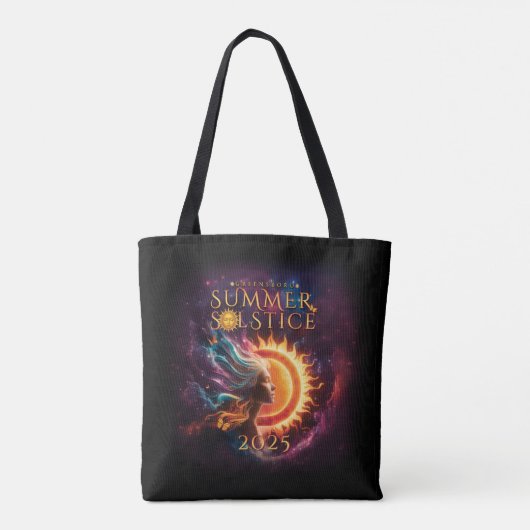 2025 Greensboro Summer Solstice Festival Souvenir Tote Bag (Achterkant)