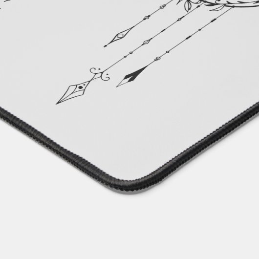 2025 Grijze Maankalender Bureaumat (Hoek)