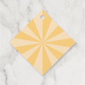 2025 Groovy Retro mollige tekst en sterren Bedankjes Labels (Achterkant)