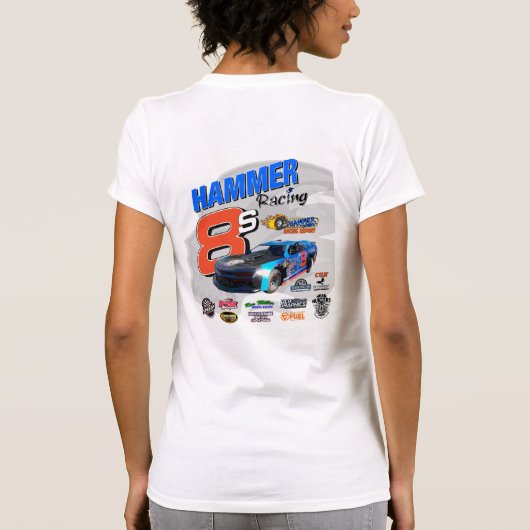 2025 Hammer Racing Vrouwen T-shirt (Achterkant)