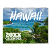 2025 Hawaii Schilderachtig wandkalender Kalender (Hoes)