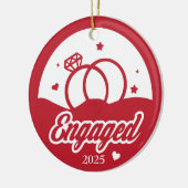 2025 Het begin van Forever Personalized Keramisch Ornament (Links)