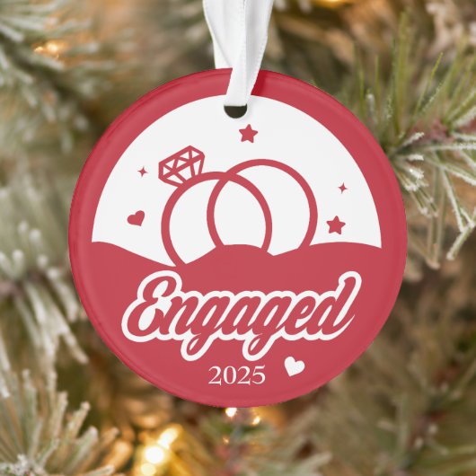 2025 Het begin van Forever Personalized Ornament (Boom)