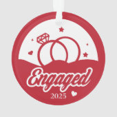 2025 Het begin van Forever Personalized Ornament (achterkant)