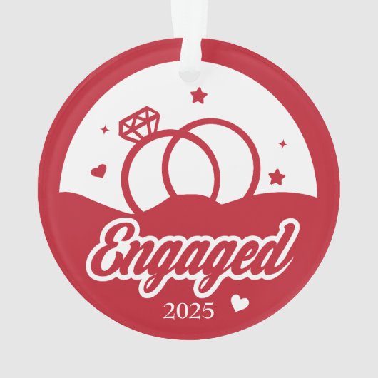 2025 Het begin van Forever Personalized Ornament (achterkant)