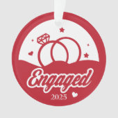 2025 Het begin van Forever Personalized Ornament (voorkant)