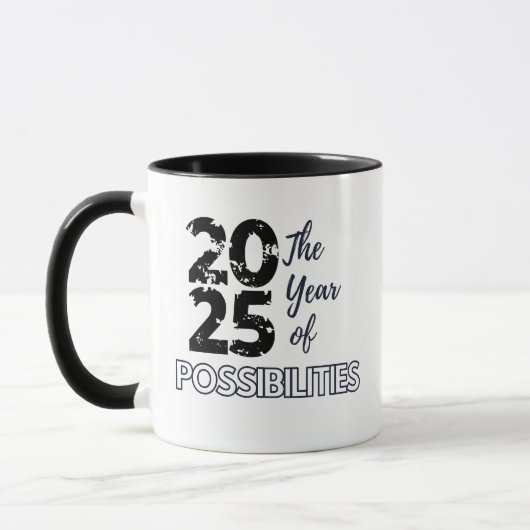 2025 Het jaar van de mogelijkheden Mok (Links)
