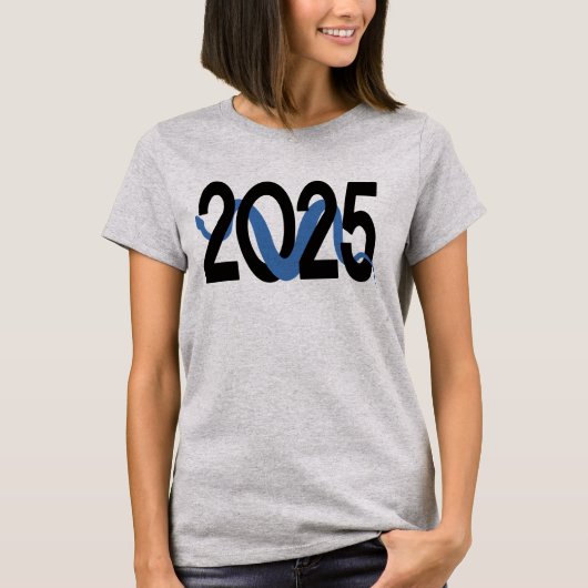 2025 - Het jaar van de slang. #2 T-shirt (Voorkant)