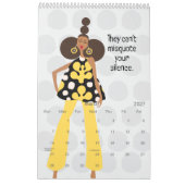 2025 Hey Gurl Kalender voor 12 maanden (Mar 2027)