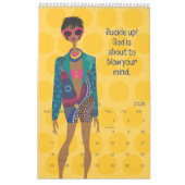 2025 Hey Gurl Kalender voor 12 maanden (Jan 2026)