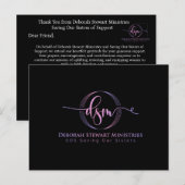 2025 HOLIDAY THANK YOU CARD #2 BRIEFKAART (Voorkant / Achterkant)