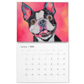 2025 Hond Artiest Serie Kleurrijke Kalender! Kalen Kalender (Jan 2026)