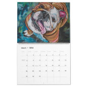 2025 Hond Artiest Serie Kleurrijke Kalender! Kalen Kalender (Mar 2026)