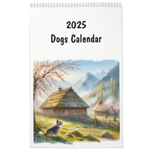 2025 Hondenras Fun Animals Kalender