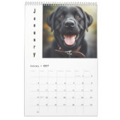 2025 Hondenras Fun Animals Kalender (Jan 2027)