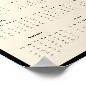 2025 Houten Eend Drake Wandkalender Poster (Hoek)