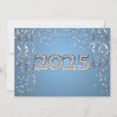 2025 in Diamonds New Year's Eve Kaart (Achterkant)