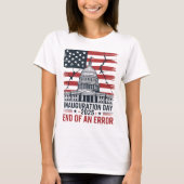 2025 Inauguration – End of an Error USA Flag T-shirt (Voorkant)