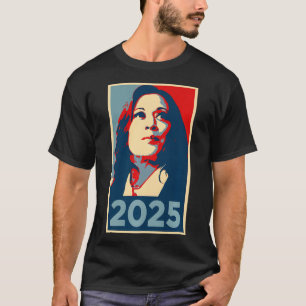 2025 Inhuldiging Kamala Harris Obama Poster 47e T-shirt
