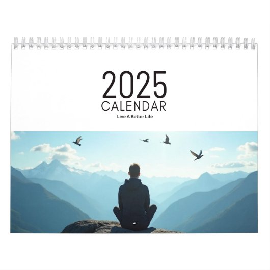 2025 Inspirerend levenscitaten Muurkalender Kalender (Hoes)