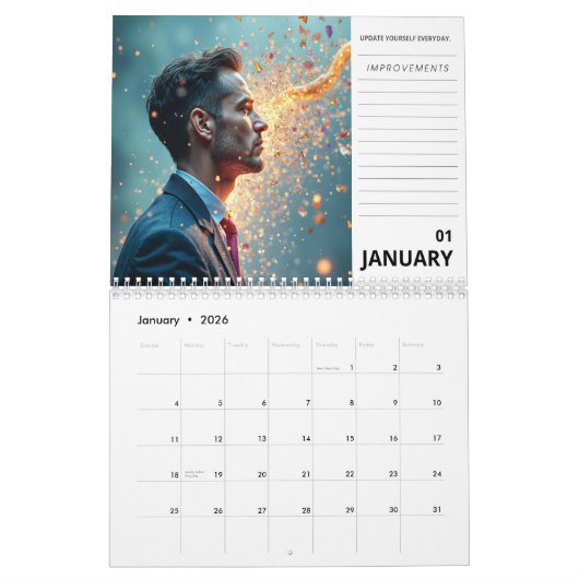2025 Inspirerend levenscitaten Muurkalender Kalender (Jan 2026)