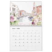 2025 Italië Landschap Waterverf Familiekalender Kalender (Mar 2026)