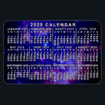 2025 Jaar Maandelijkse Kalender Buitenste Ruimtene Magneet<br><div class="desc">Deze jaarkalender 2025 show de dagen van de week voor elke maand in het wit op een buitenruimte achtergrond gemaakt van de Kleine Magelhaense Wolk getint blauw. De Kleine Magelhaense Wolk is een sterrenstelsel op een manier van ongeveer 200.000 lichtjaar die om ons eigen spiraalstelsel van de Melkweg draait. Dit...</div>